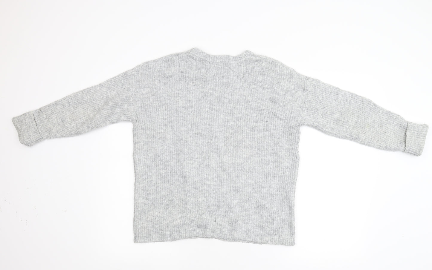 Primark Womens Grey  Knit Pullover Jumper Size S