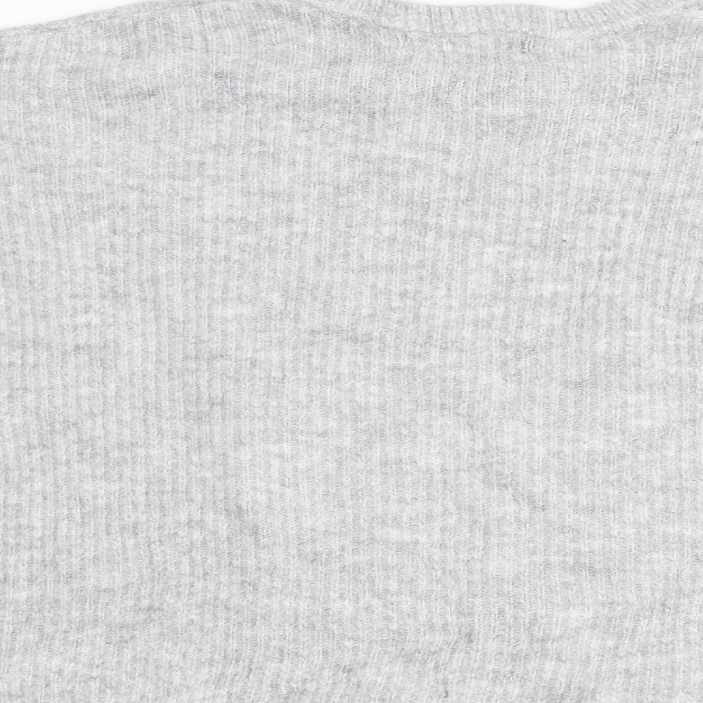 Primark Womens Grey  Knit Pullover Jumper Size S