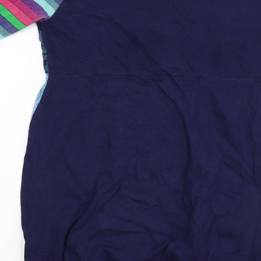Desigual Girls Multicoloured Striped Jersey Shift  Size 11-12 Years
