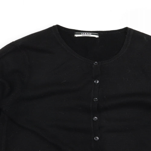 Preworn Womens Black   Cape Jumper Size 10