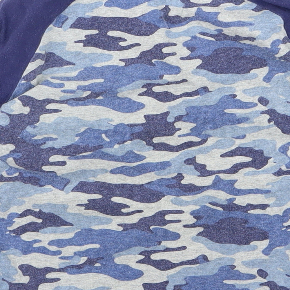 TU Boys Blue Camouflage  Basic T-Shirt Size 6 Years