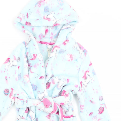 Monsoon Girls Blue   Top Robe Size 3 Years