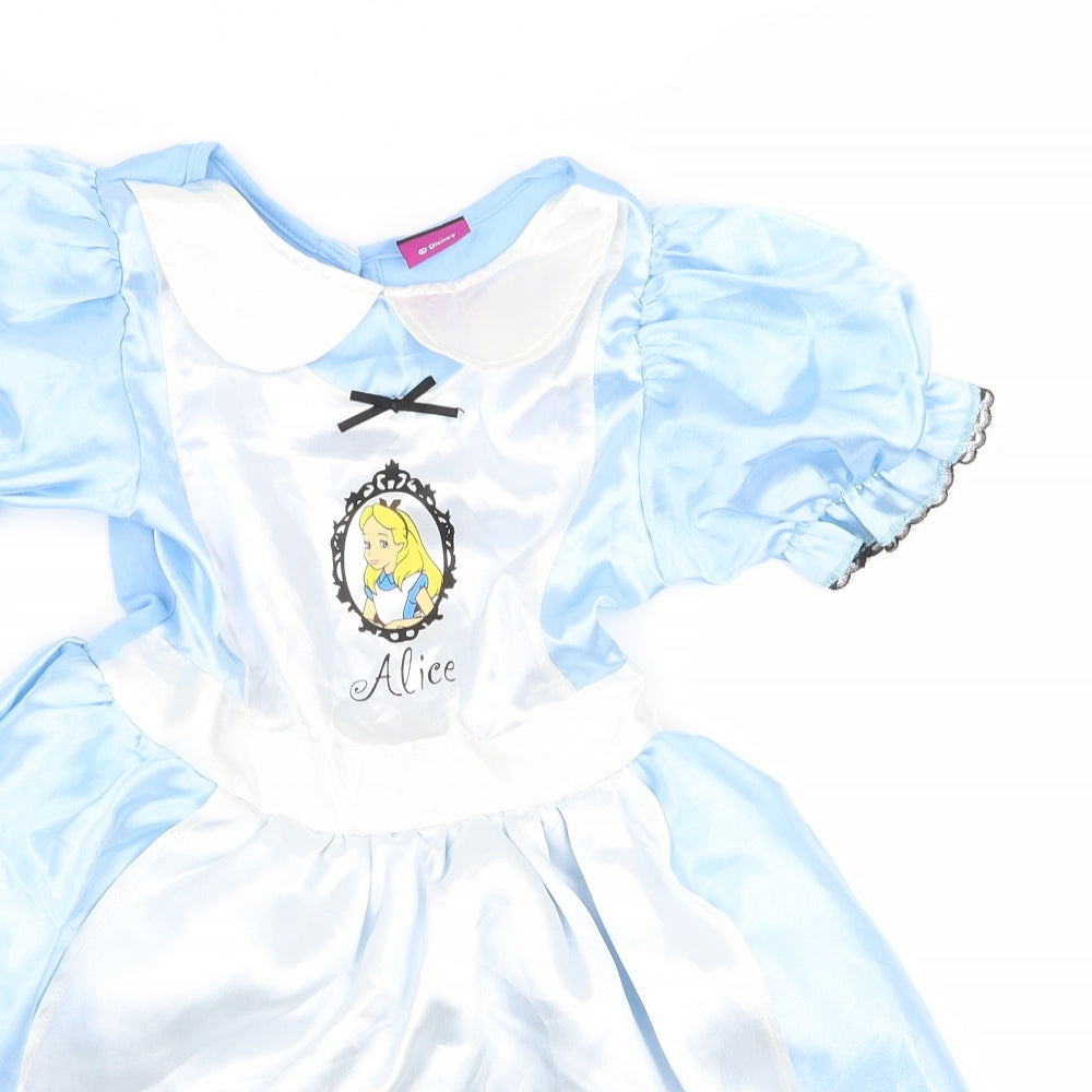 Disney Girls Blue   A-Line  Size 12 Years  - snow white