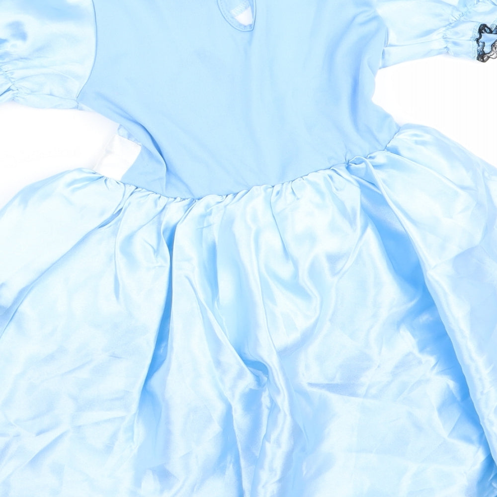 Disney Girls Blue   A-Line  Size 12 Years  - snow white