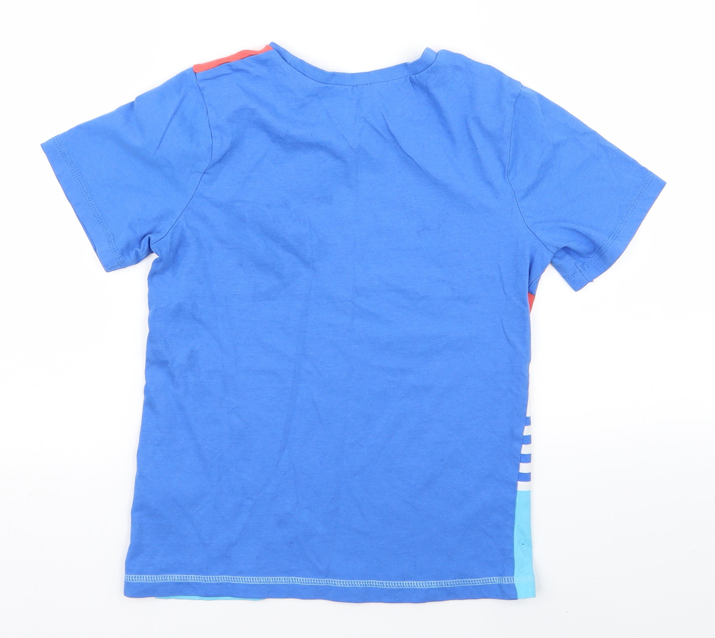 George Boys Multicoloured Striped  Basic T-Shirt Size 10 Years