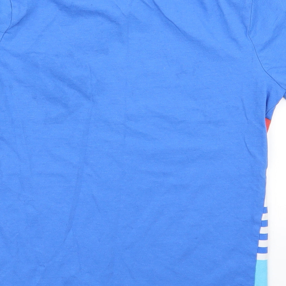 George Boys Multicoloured Striped  Basic T-Shirt Size 10 Years