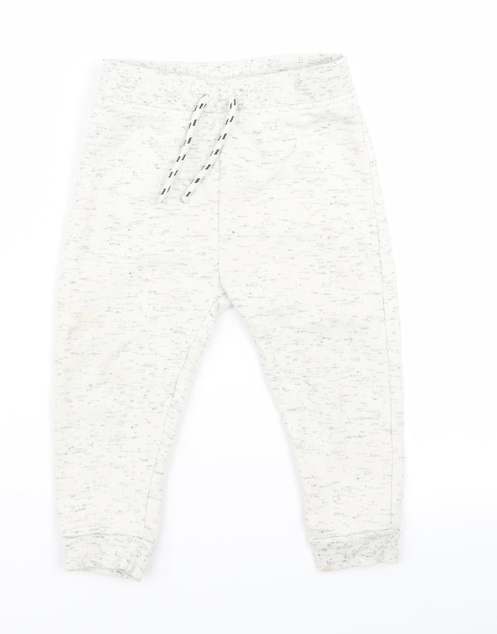 Primark Baby White   Jogger Leggings Size 18 Months