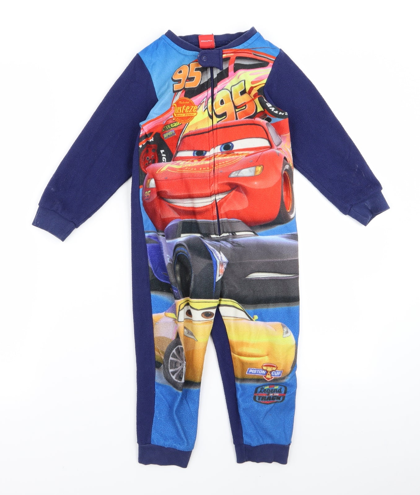 Disney Boys Blue    Bodysuit Size 2 Years  - cars