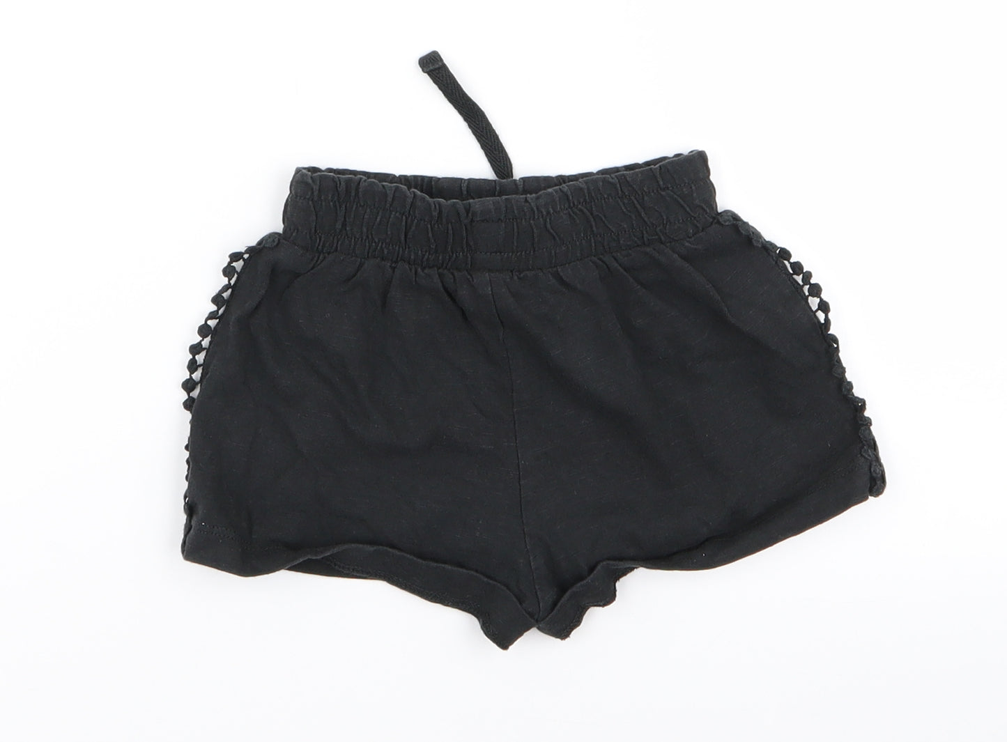 TU Girls Black   Hot Pants Shorts Size 3 Years