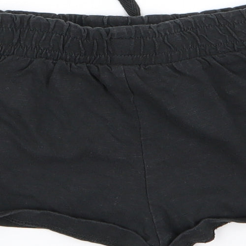 TU Girls Black   Hot Pants Shorts Size 3 Years