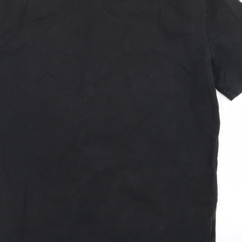 ARMANI Mens Black    T-Shirt Size M