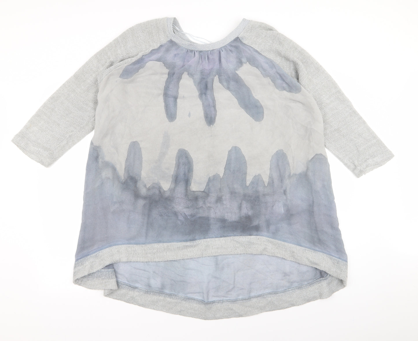 Klass Womens Grey   Basic T-Shirt Size L