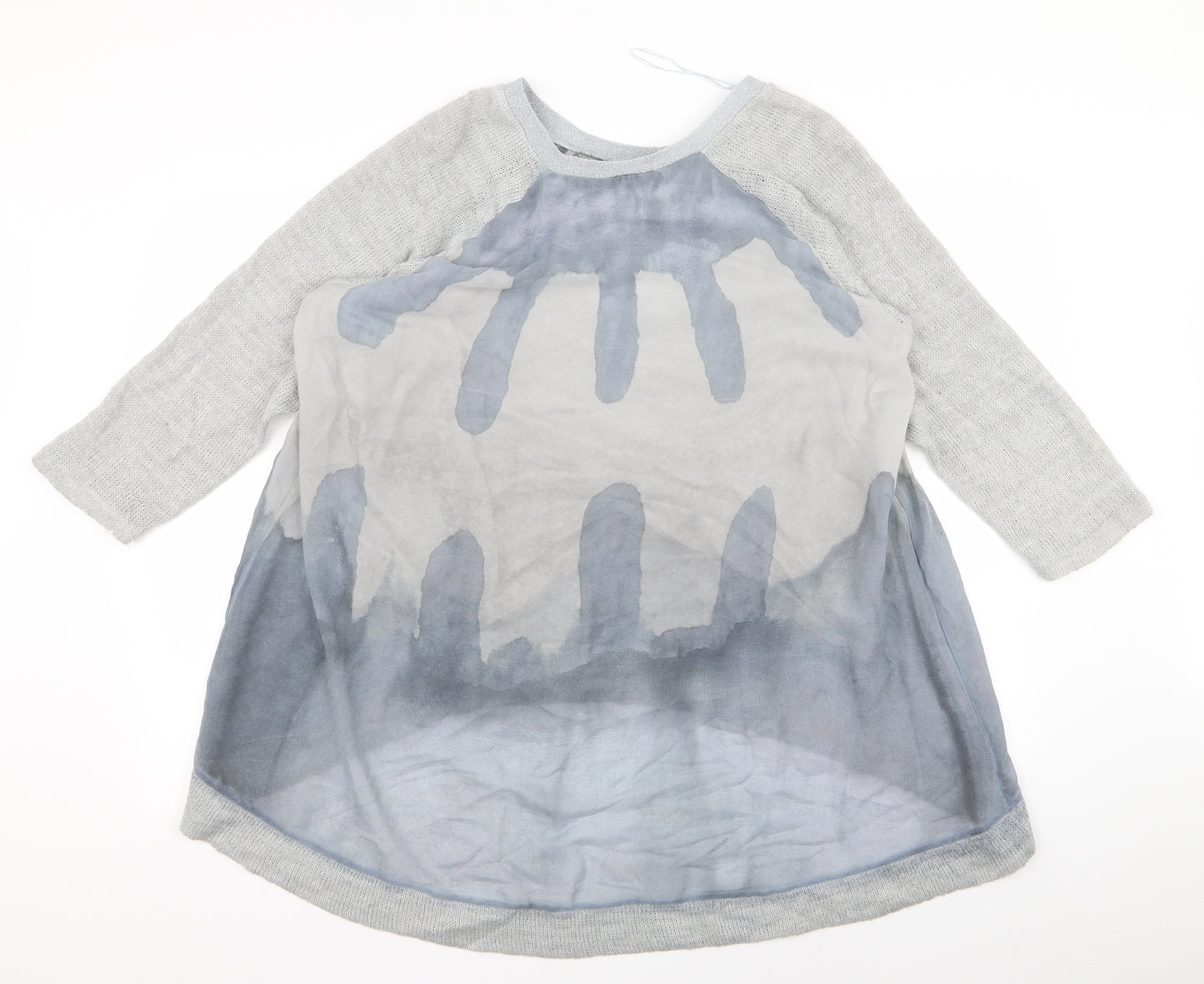 Klass Womens Grey   Basic T-Shirt Size L