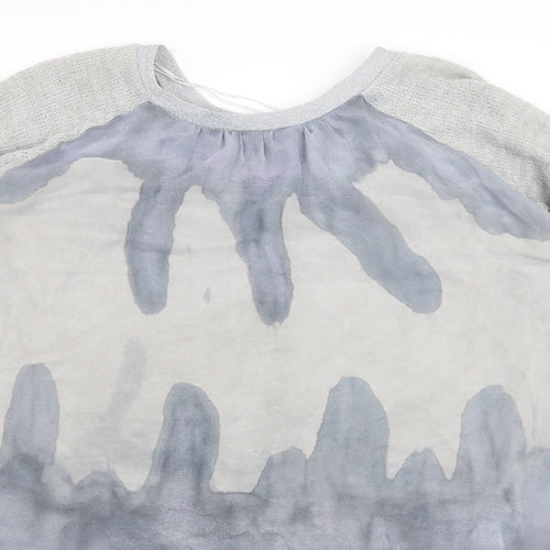 Klass Womens Grey   Basic T-Shirt Size L