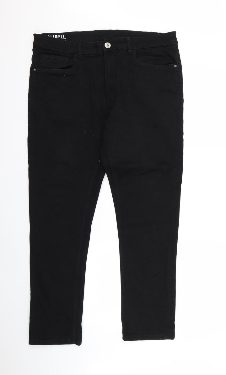 Preworn Womens Black   Jegging Jeans Size 38 L32 in