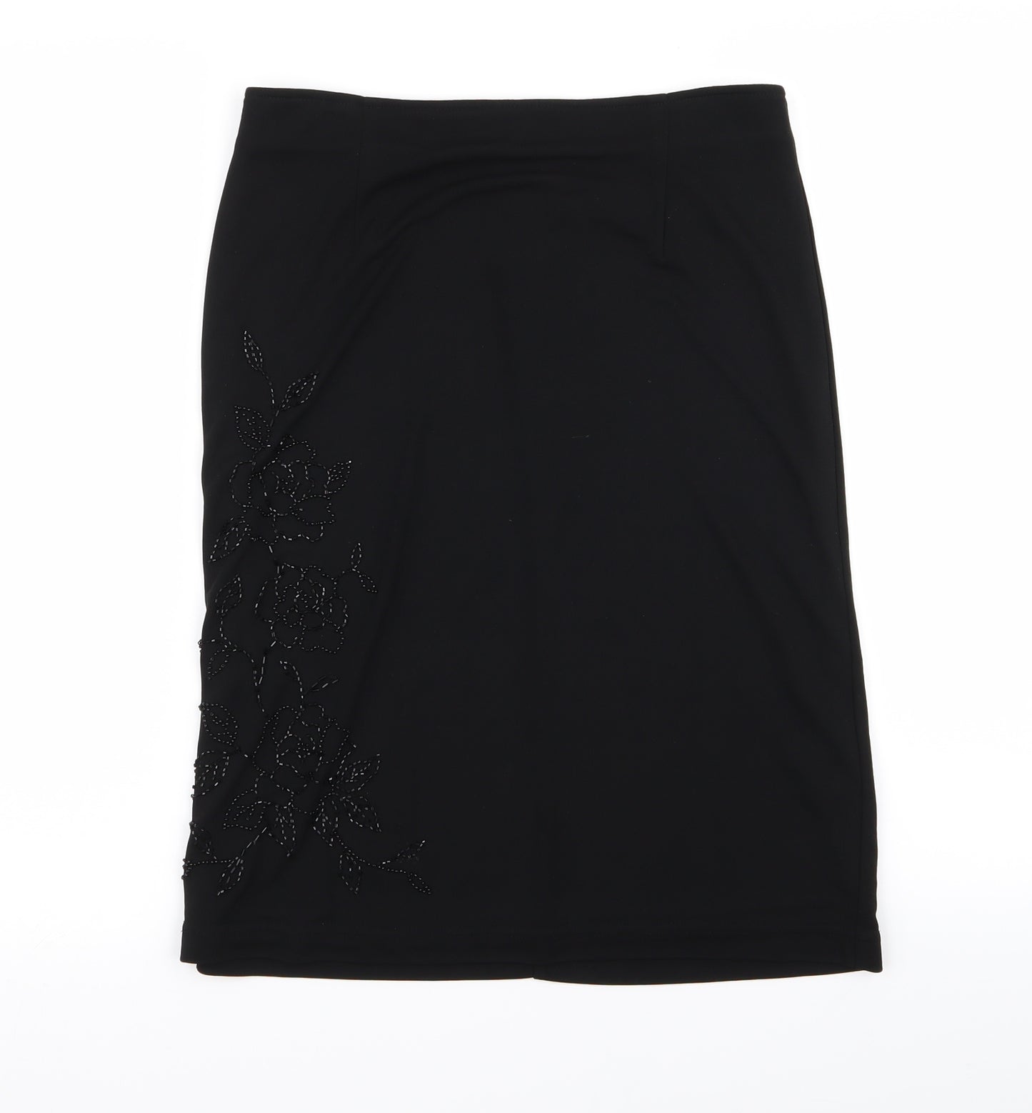 Dorothy Perkins Womens Black  Rayon Straight & Pencil Set Size 12