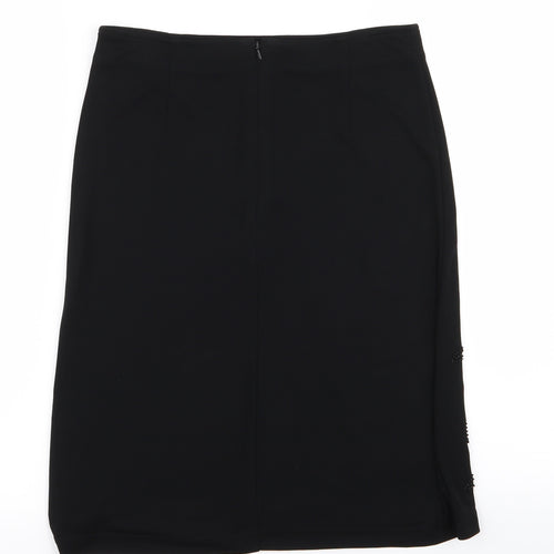 Dorothy Perkins Womens Black  Rayon Straight & Pencil Set Size 12