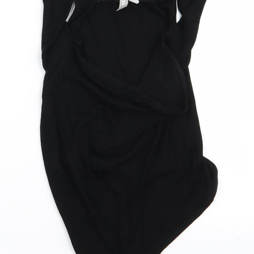 BLA Womens Black  Ramie Playsuit One-Piece Size 12