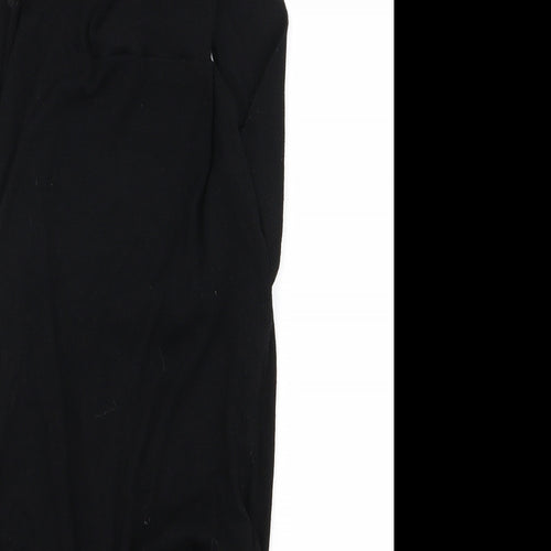 BLA Womens Black  Ramie Playsuit One-Piece Size 12