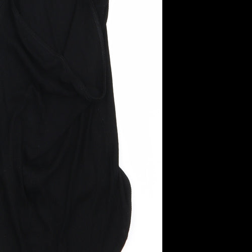 BLA Womens Black  Ramie Playsuit One-Piece Size 12