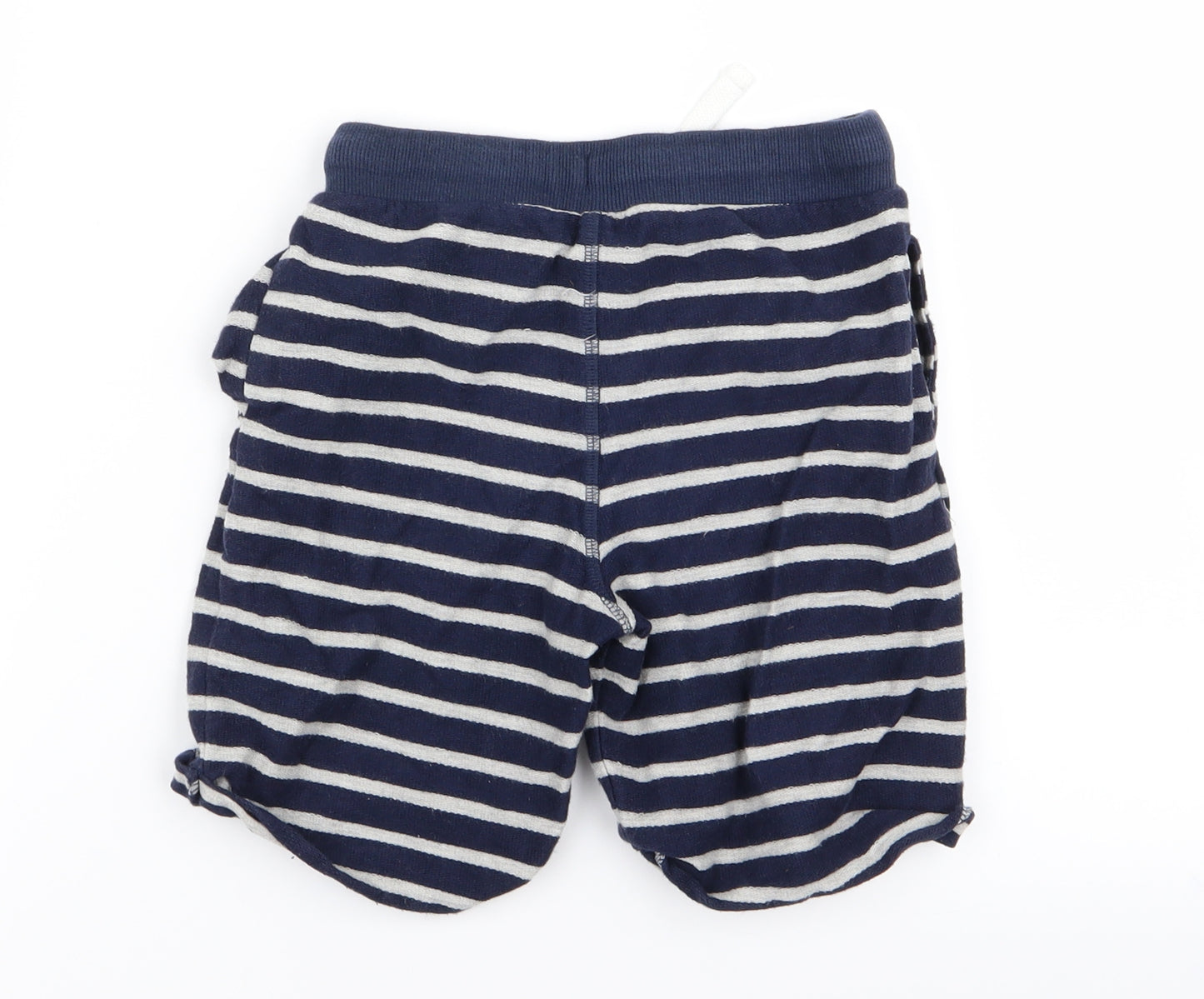 Primark Mens Blue Striped  Sweat Shorts Size 50