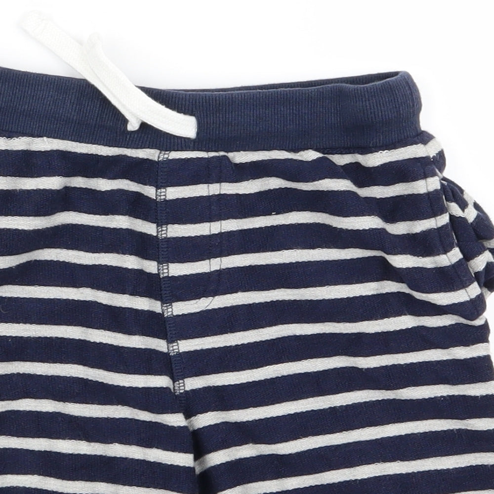 Primark Mens Blue Striped  Sweat Shorts Size 50