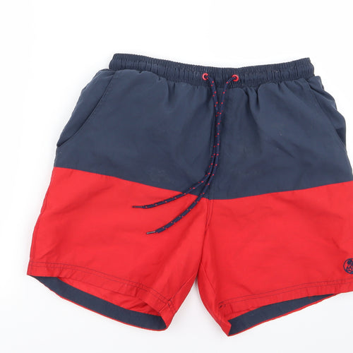 EAST Womens Multicoloured Striped  Athletic Shorts Size M - v