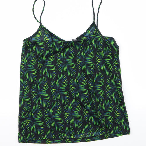 Primark Womens Green Floral  Basic Blouse Size 6