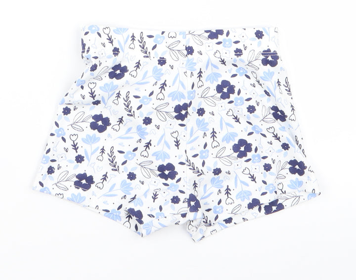 Preworn Baby White   Capri Trousers Size 12 Months