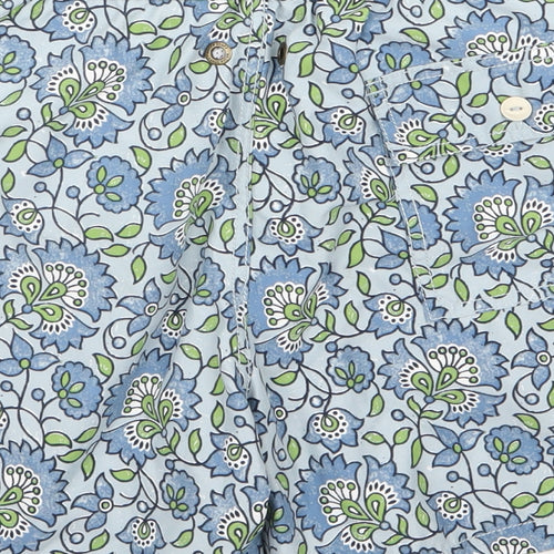 Preworn Mens Blue Floral  Bermuda Shorts Size 30