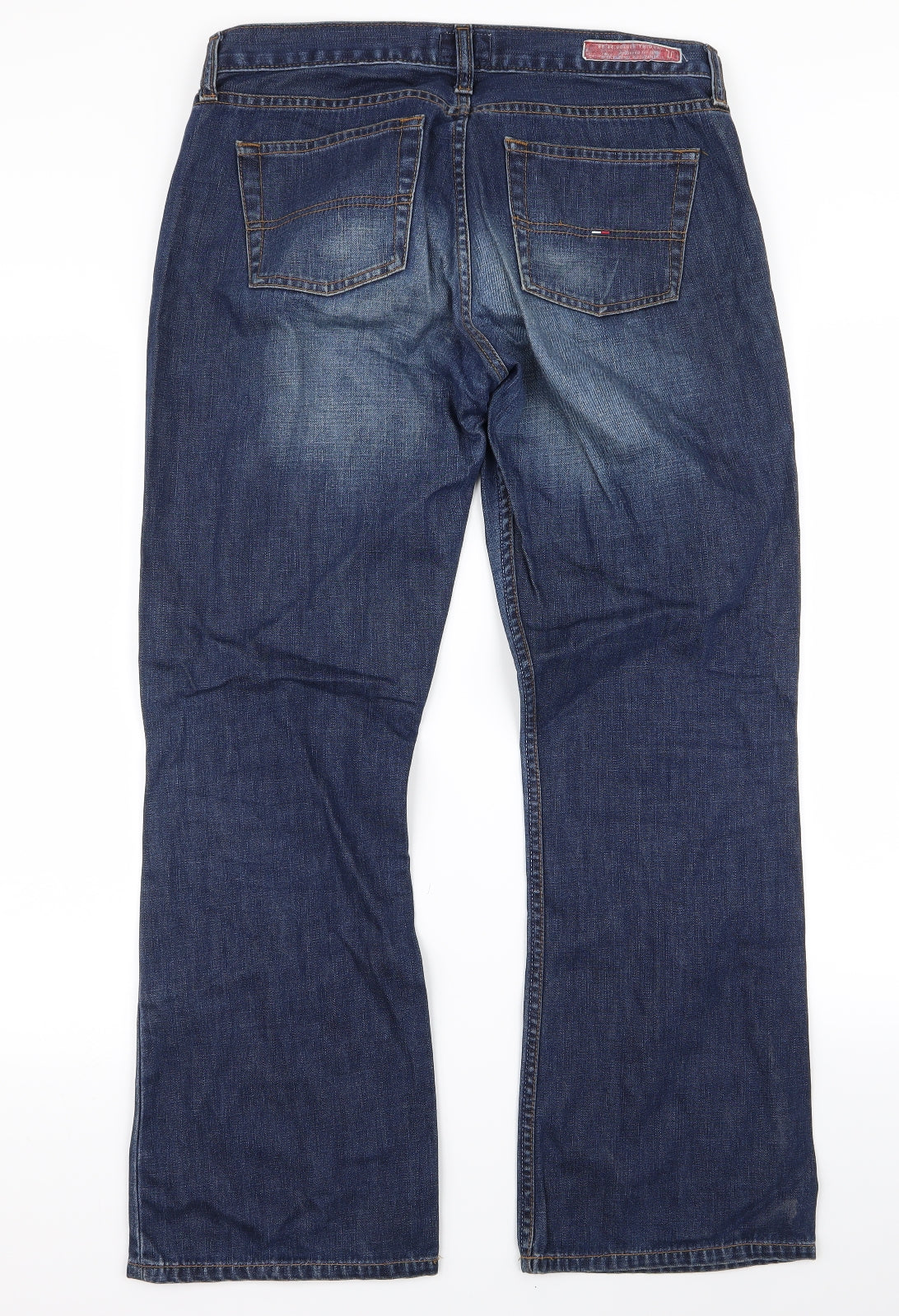 tommy jeans Mens Blue  Rayon Bootcut Jeans Size 32 L31 in