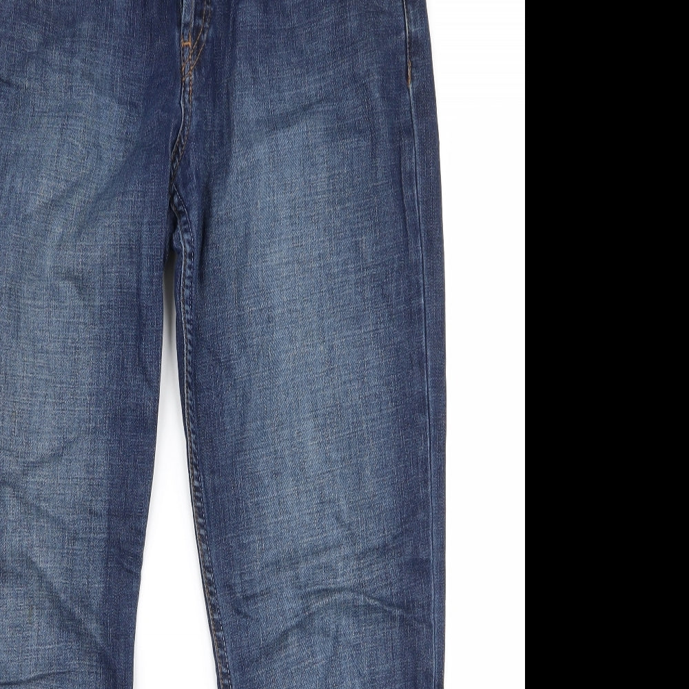 tommy jeans Mens Blue  Rayon Bootcut Jeans Size 32 L31 in