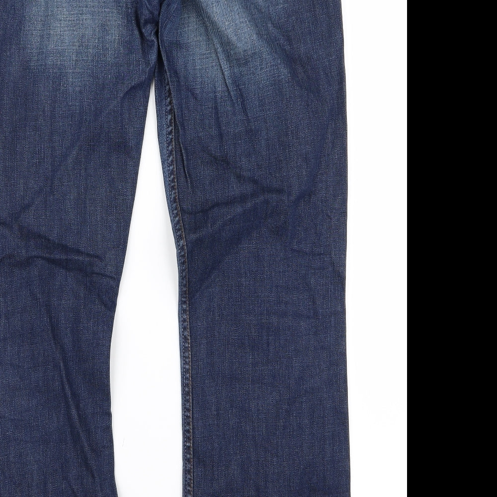 tommy jeans Mens Blue  Rayon Bootcut Jeans Size 32 L31 in