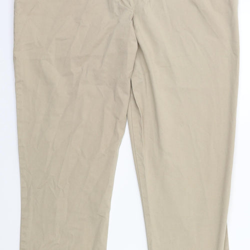 Laura Ashley Womens Beige   Chino Trousers Size 12