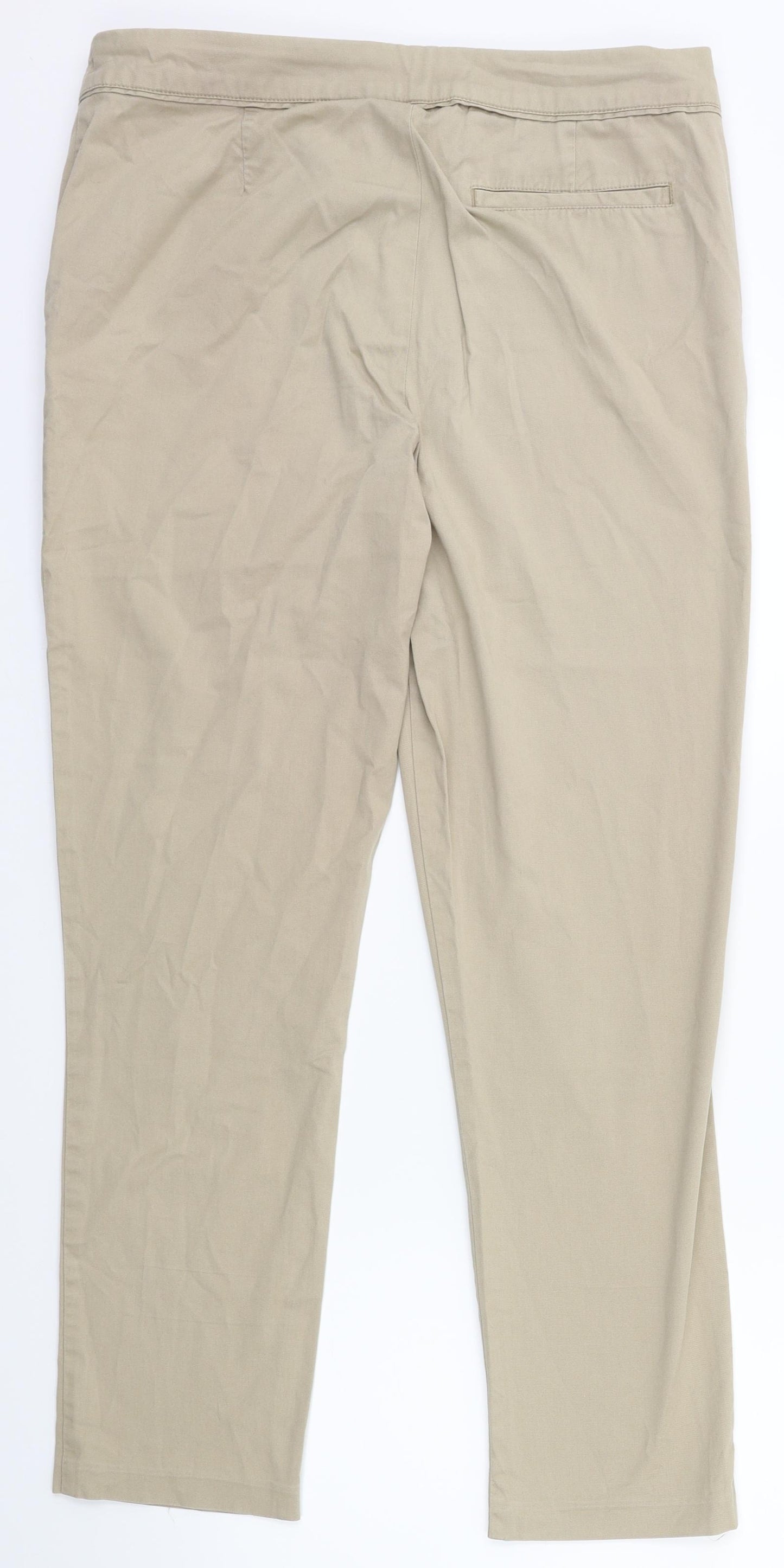 Laura Ashley Womens Beige   Chino Trousers Size 12