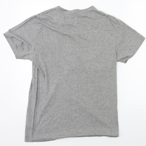 Primark Mens Grey Solid   Pyjama Top Size S  - Raindeer