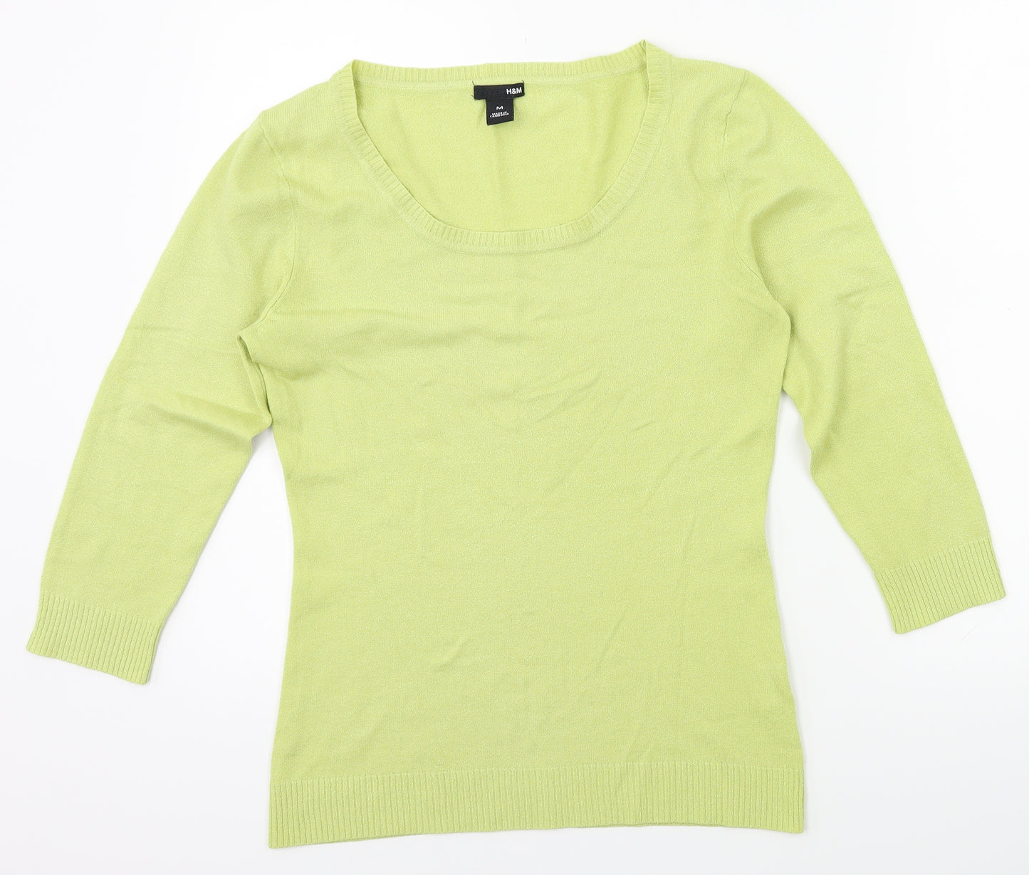 H&M Womens Green   Pullover Jumper Size M