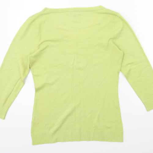 H&M Womens Green   Pullover Jumper Size M