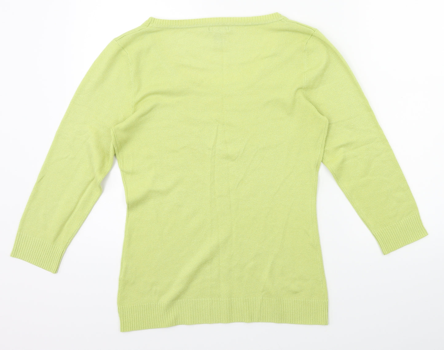 H&M Womens Green   Pullover Jumper Size M