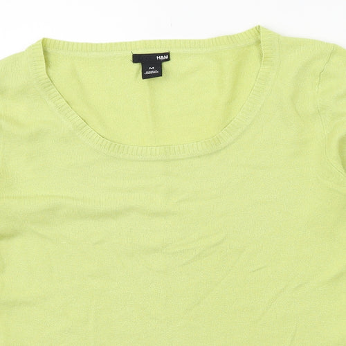 H&M Womens Green   Pullover Jumper Size M