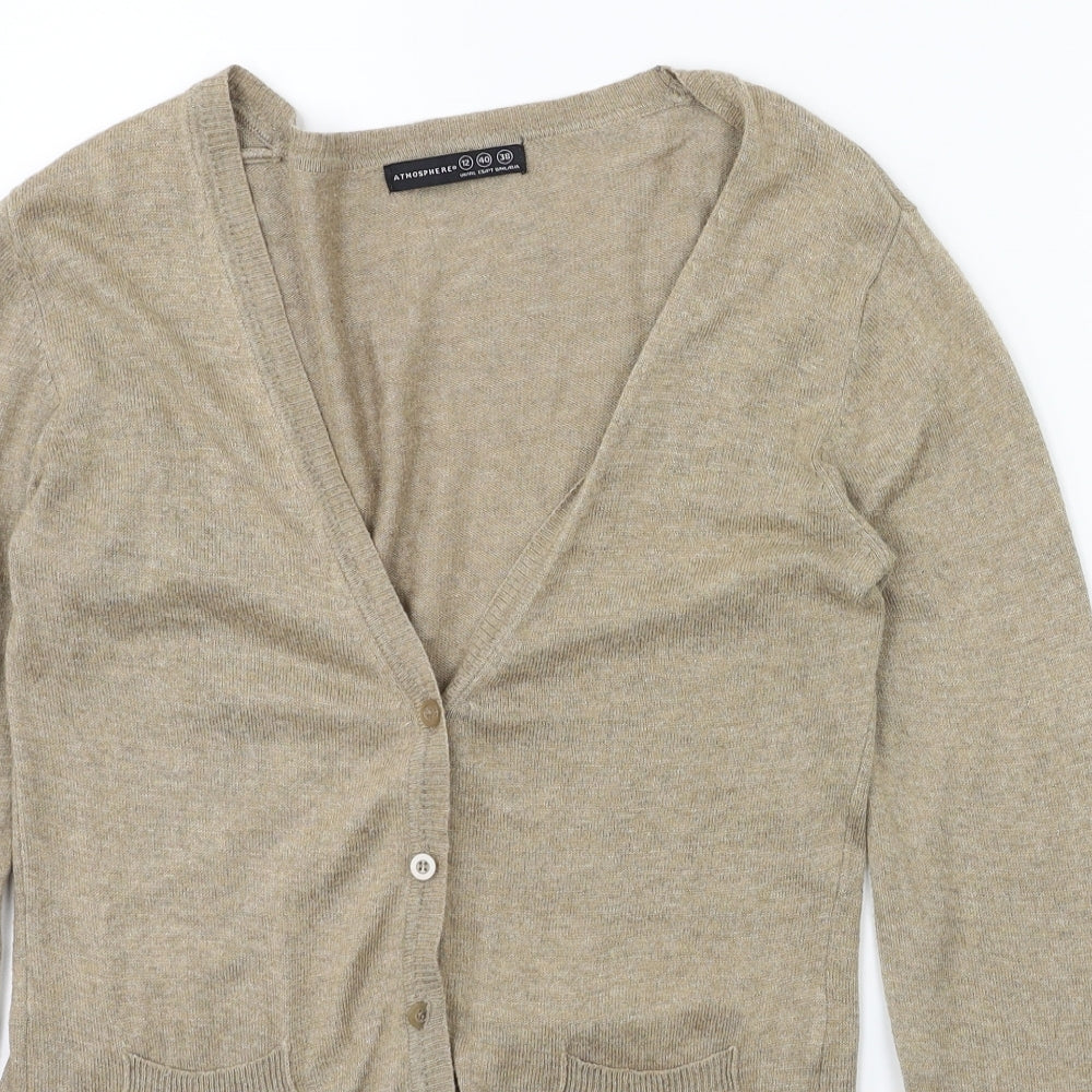 Atmoshpere Womens Beige   Cardigan Jumper Size 12