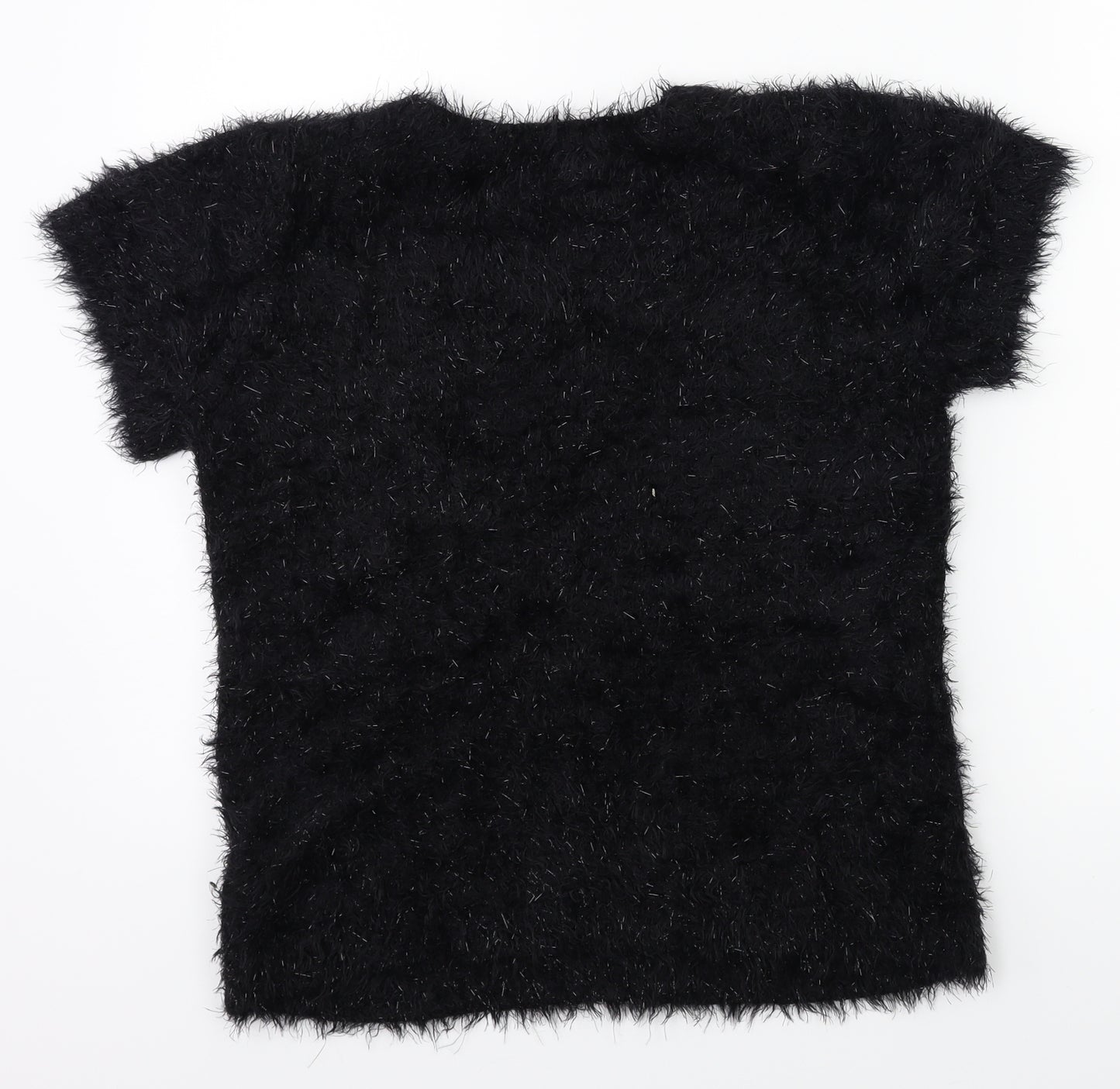 George Womens Black   Basic T-Shirt Size 12