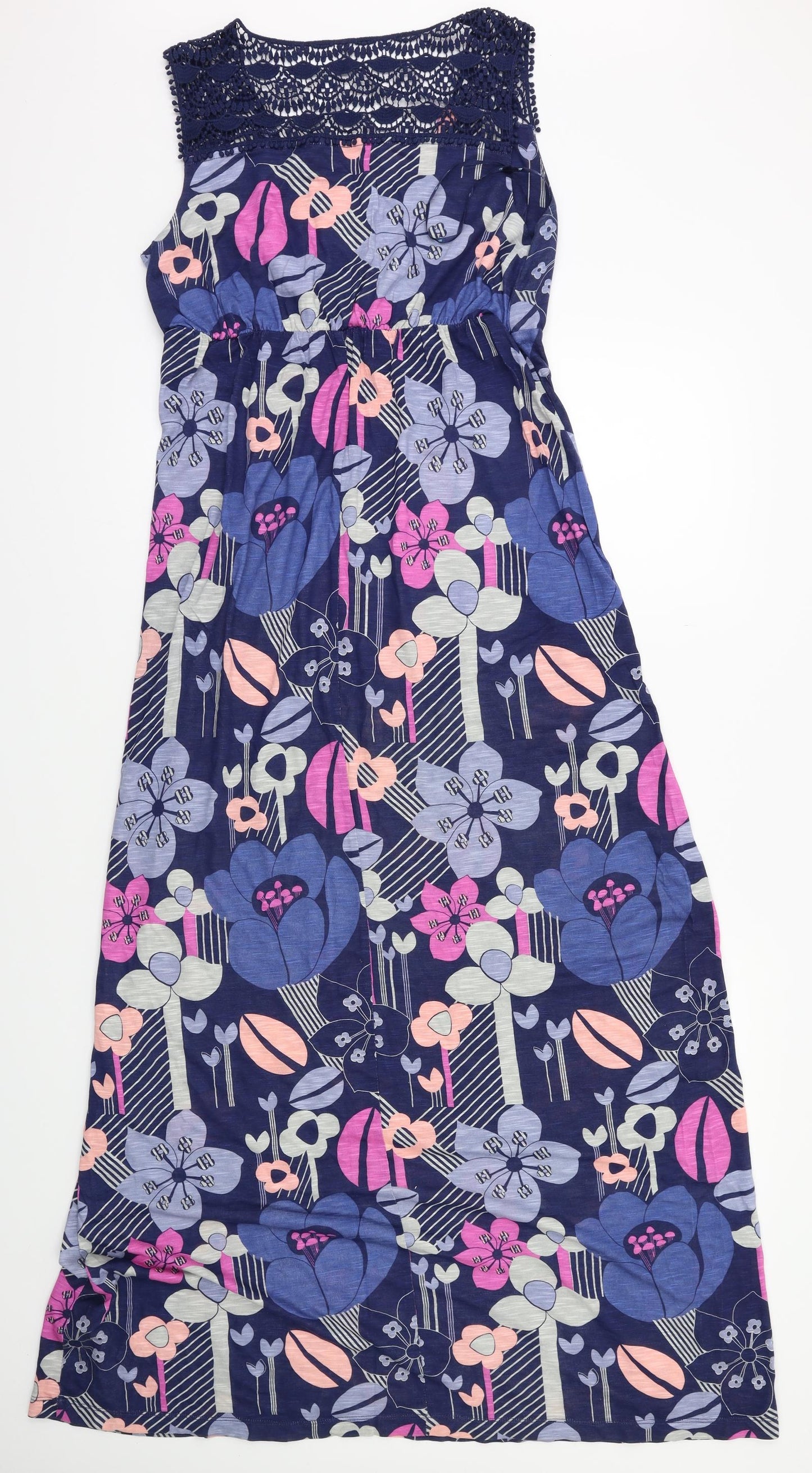 Faithful & True Womens Blue Floral  Maxi  Size 10