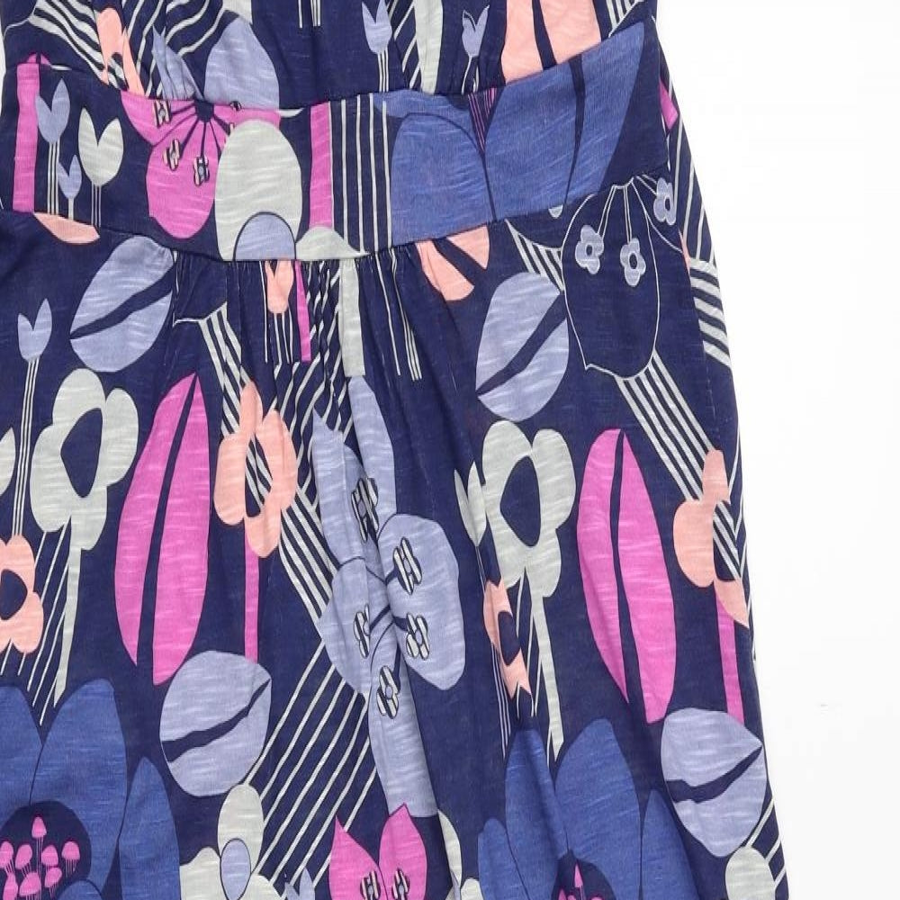 Faithful & True Womens Blue Floral  Maxi  Size 10