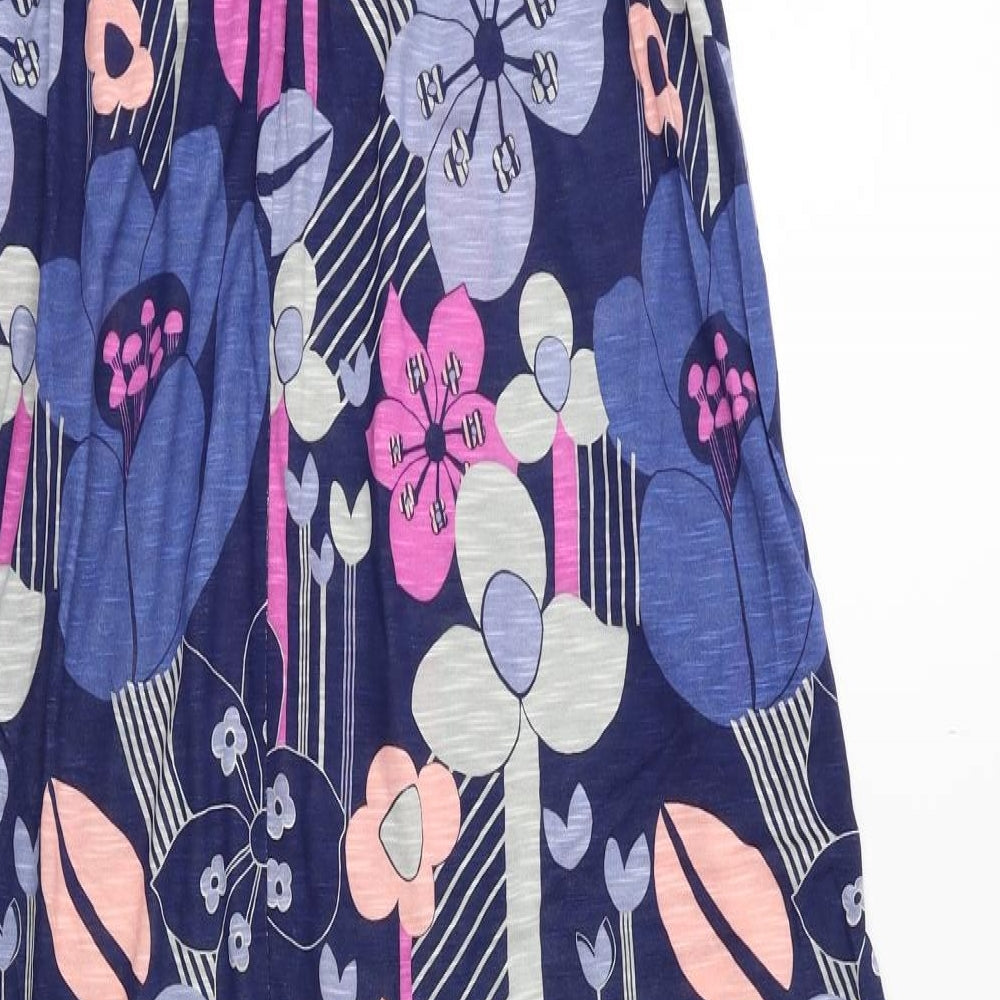 Faithful & True Womens Blue Floral  Maxi  Size 10