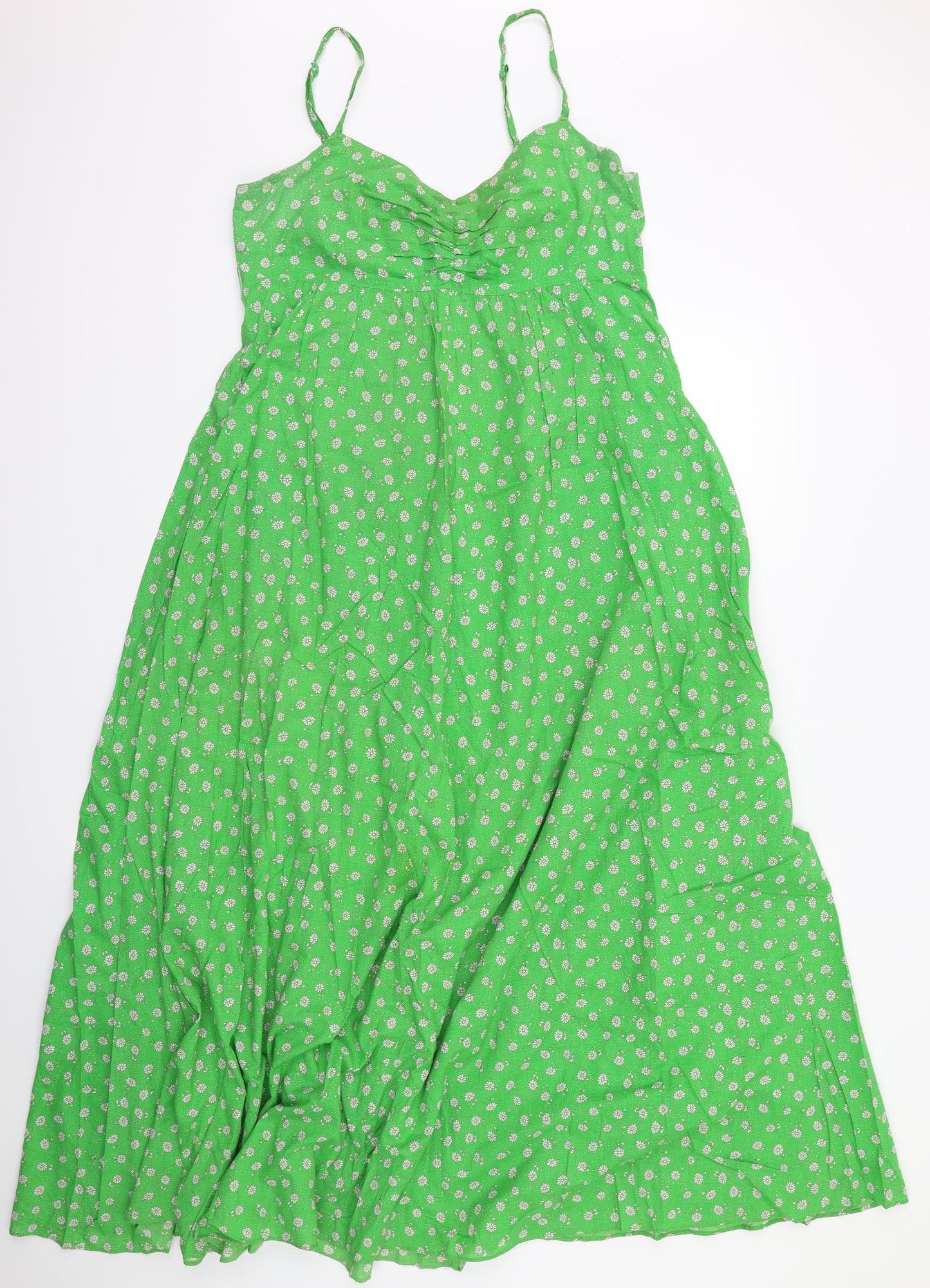 Laura Ashely  Womens Green Floral  Maxi  Size 12