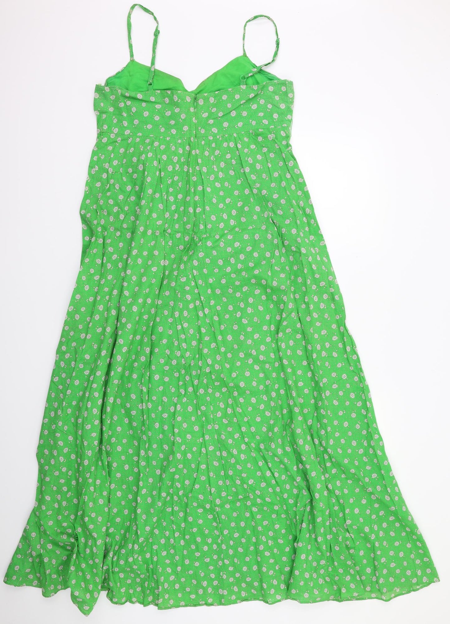Laura Ashely  Womens Green Floral  Maxi  Size 12