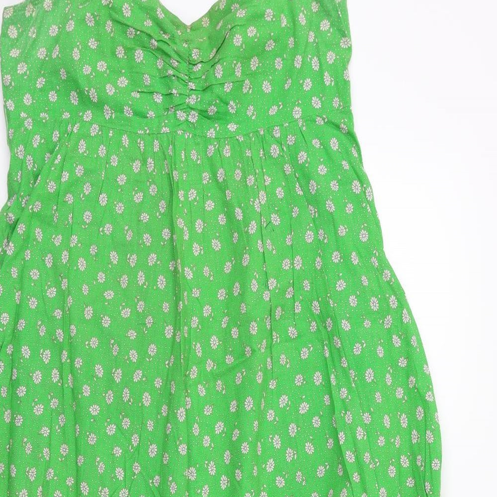 Laura Ashely  Womens Green Floral  Maxi  Size 12