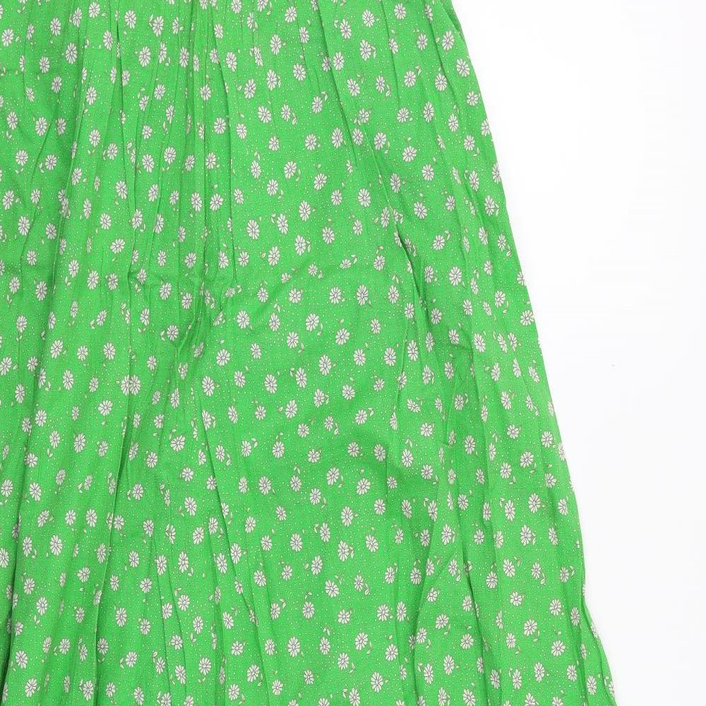 Laura Ashely  Womens Green Floral  Maxi  Size 12