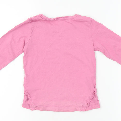 Matalan Girls Pink   Basic T-Shirt Size 3-4 Years